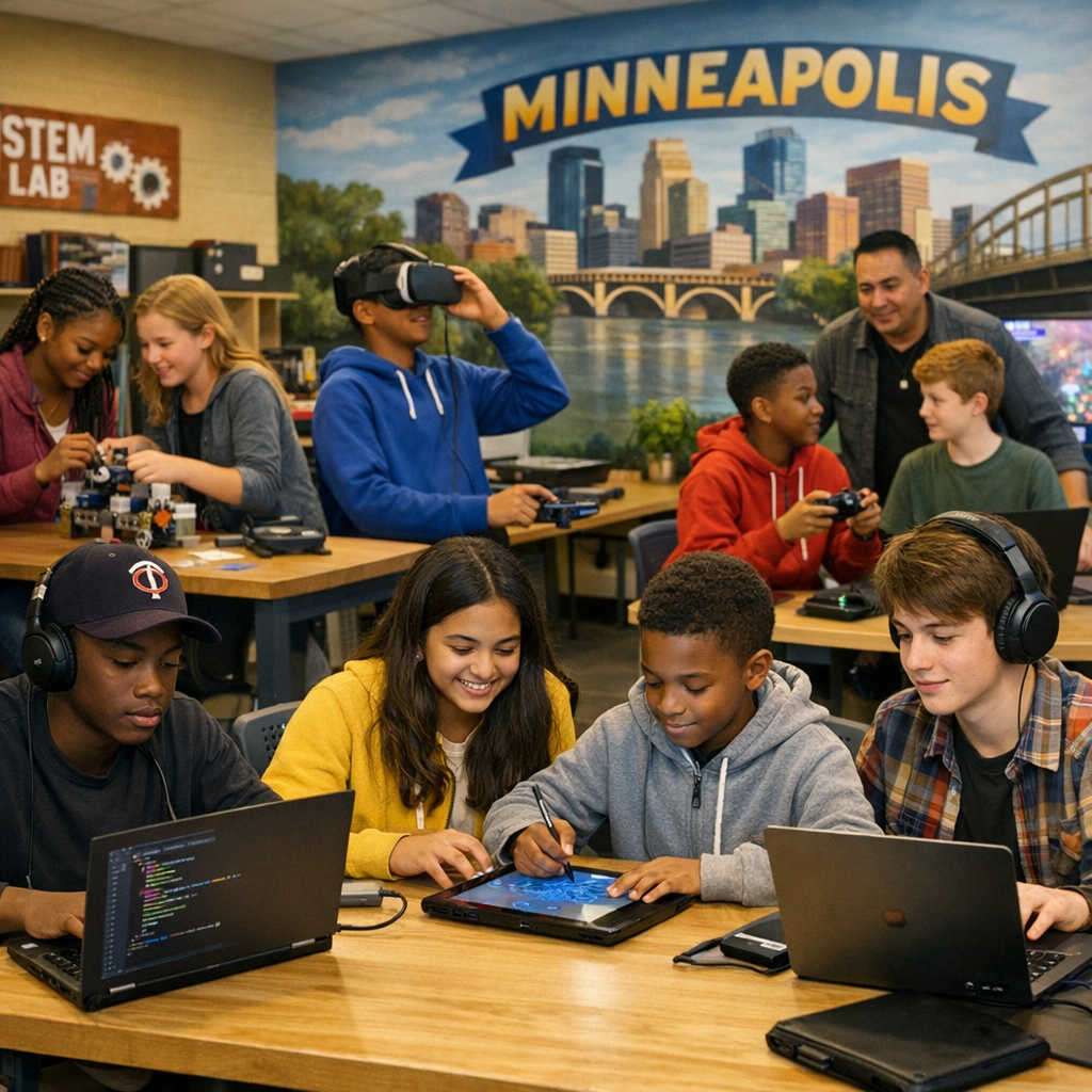 Empowering Minneapolis Youth Through Technology: Community Initiatives Making a Difference