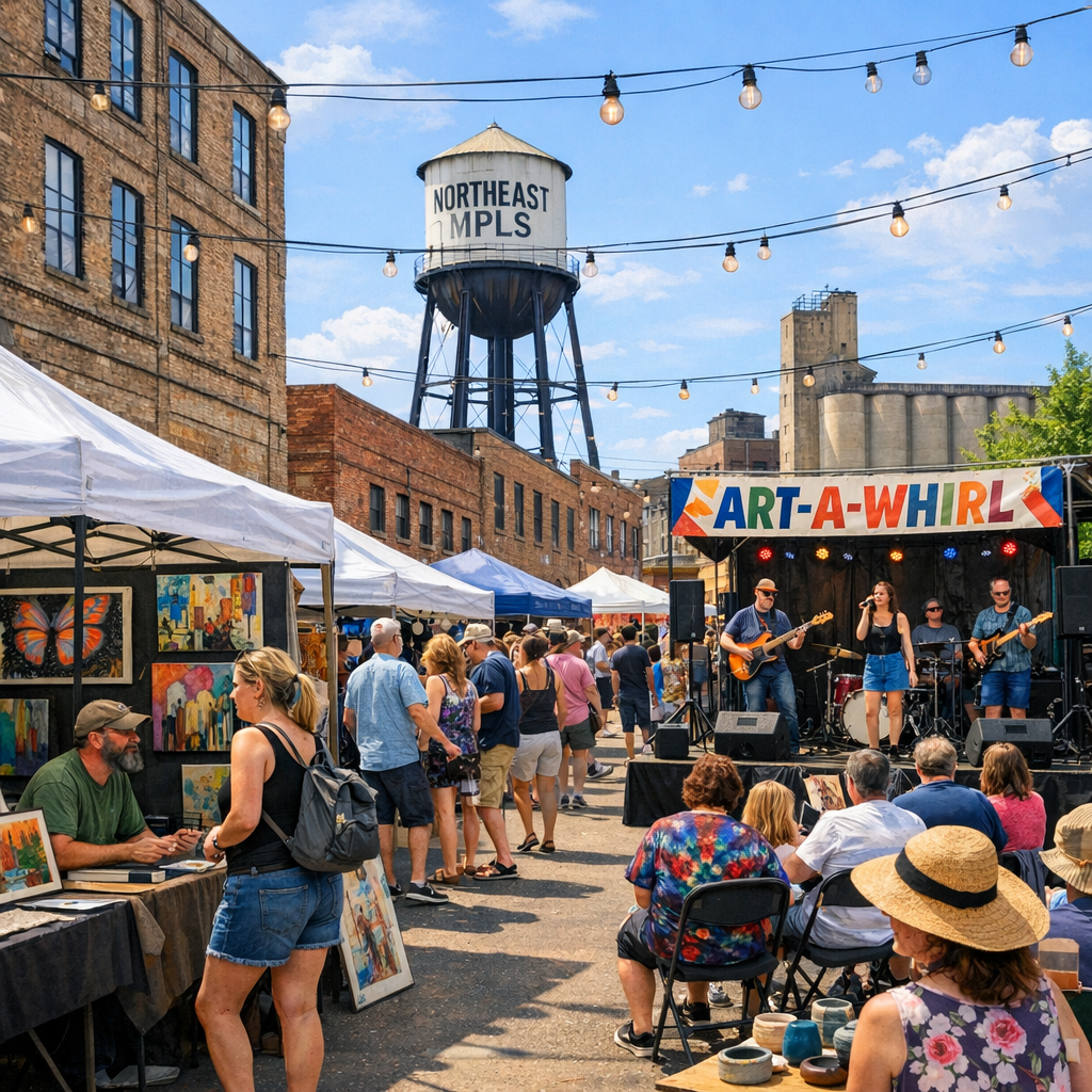 Upcoming Events in Minneapolis: Art-A-Whirl, Concerts, and More
